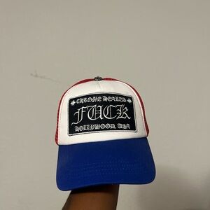 Chrome Hearts Red White Blue Cap